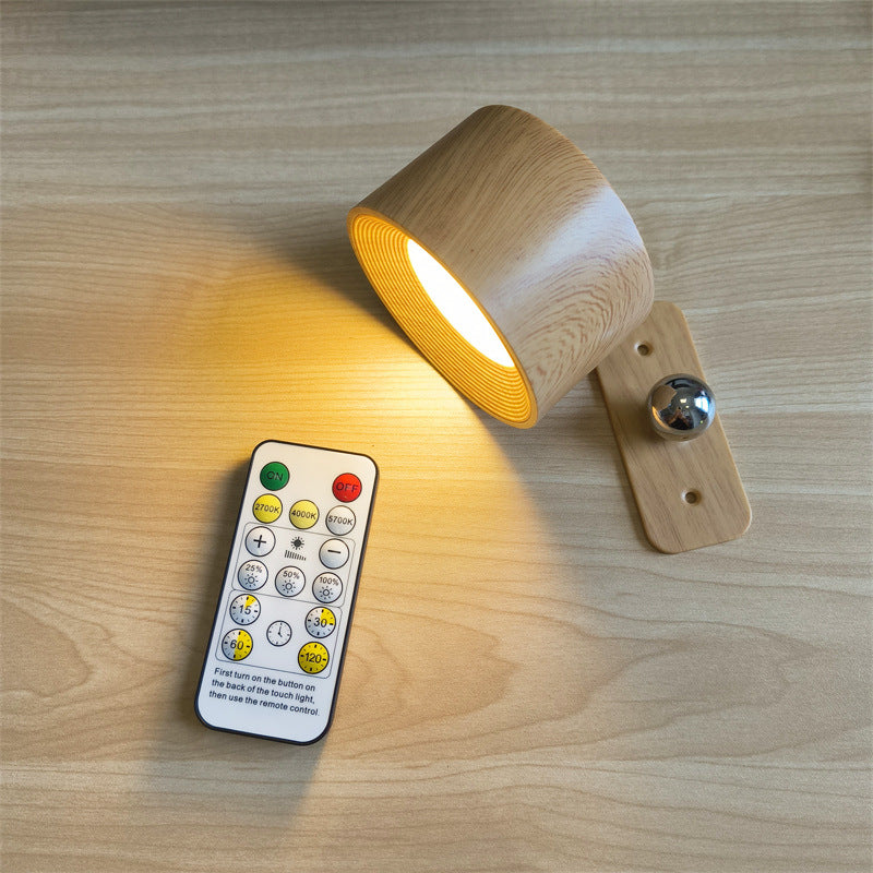 Lichtwerk - LED-Wandleuchte, Kabellos mit Fernsteuerung & Timer + Schrauben und Dübel