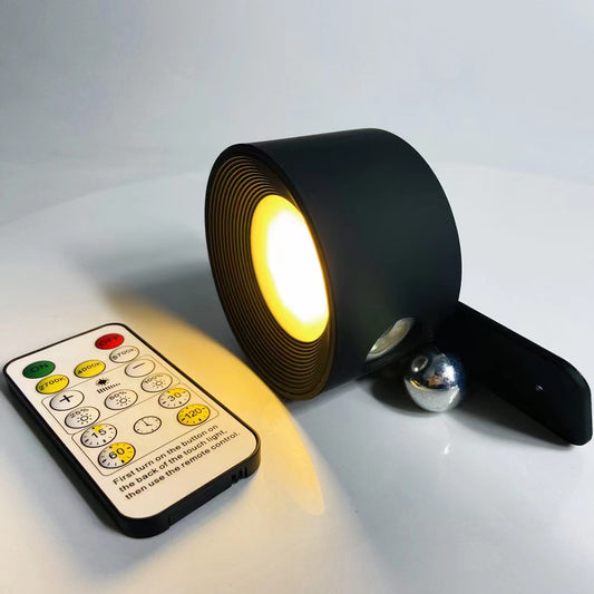 Lichtwerk - LED-Wandleuchte, Kabellos mit Fernsteuerung & Timer + Schrauben und Dübel